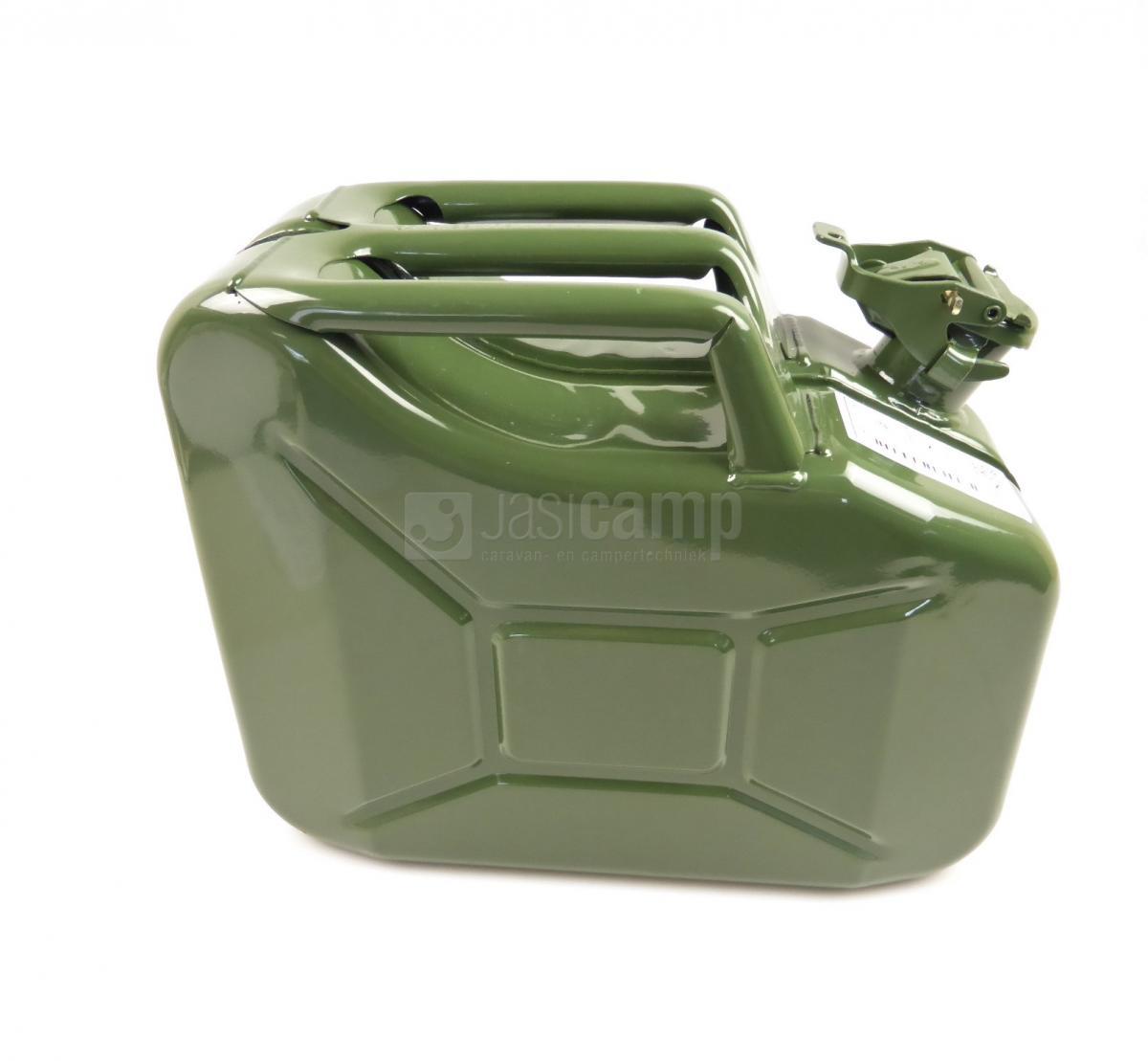 vermomming documentaire behuizing Jerrycan 10 liter metaal groen RAL 6003 nr. 86.00.00