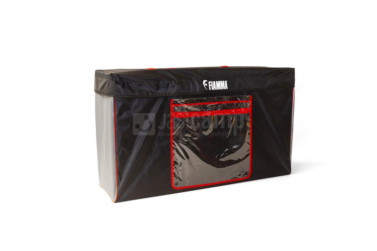 Kiwi stoom krokodil Cargo Back Black vinyl bagagebox voor op de fietsendrager. nr. 08205-01-